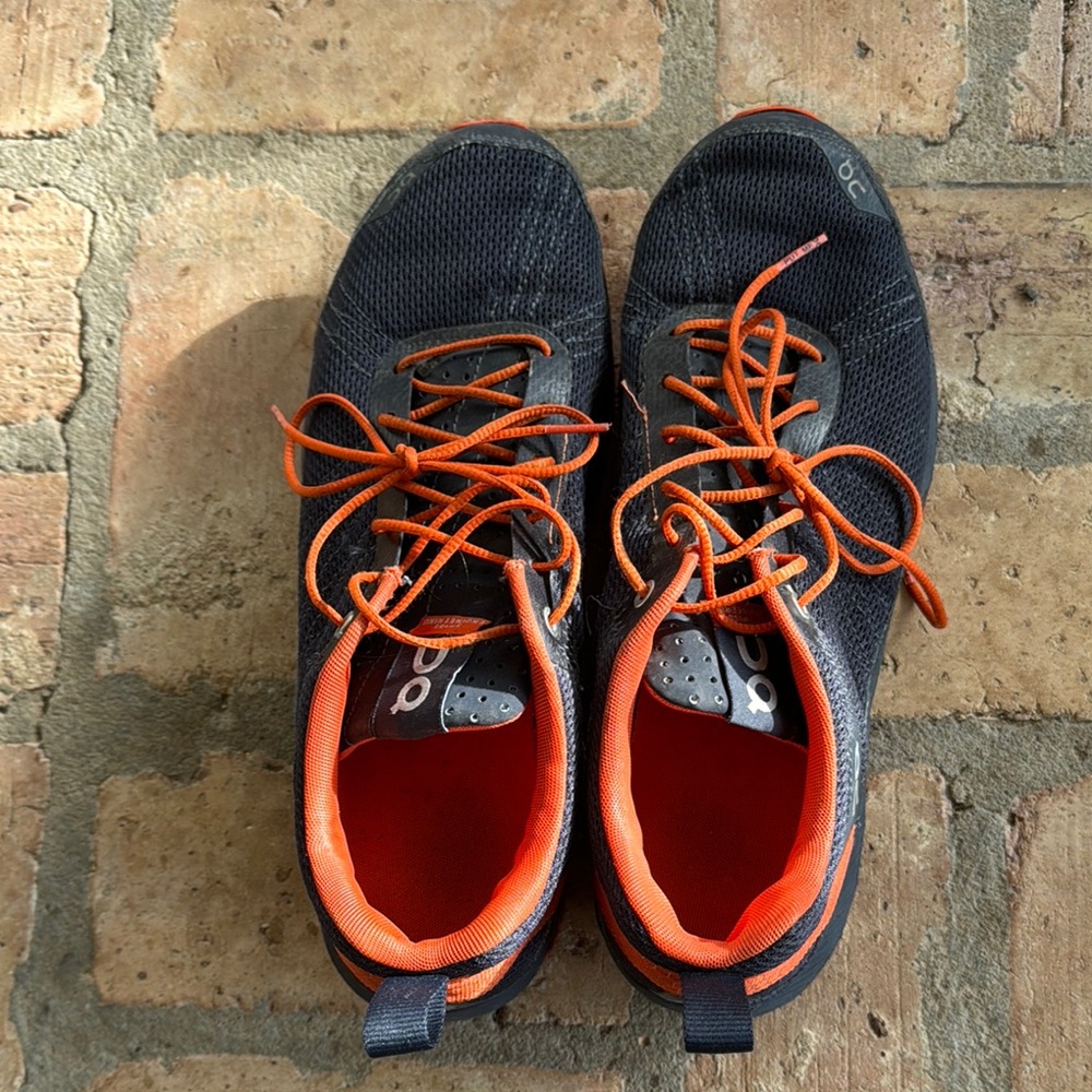 On Running Sneakers - Black and Orange